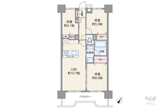 レクセル青戸:間取り図面