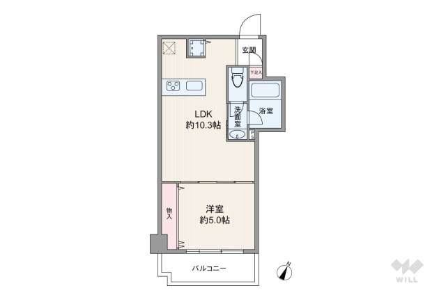 パシフィックパレス新代々木:間取り図面