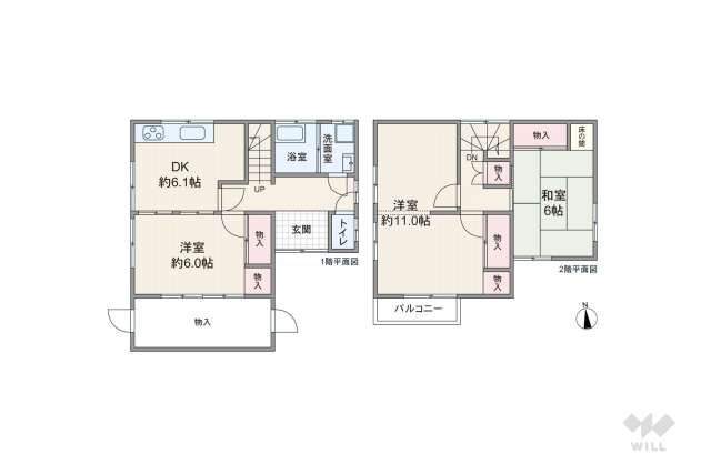 名古屋市守山区川宮町 一戸建て:間取り図面