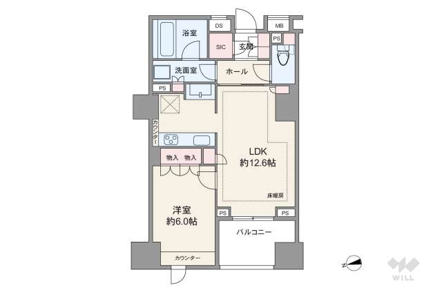 パークホームズ市谷薬王寺セントガレリア:間取り図面