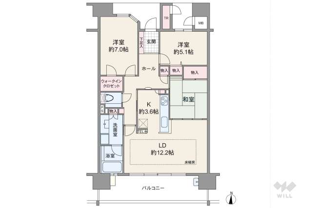 グレースメゾン新瀬戸ノーブルステージ:間取り図面
