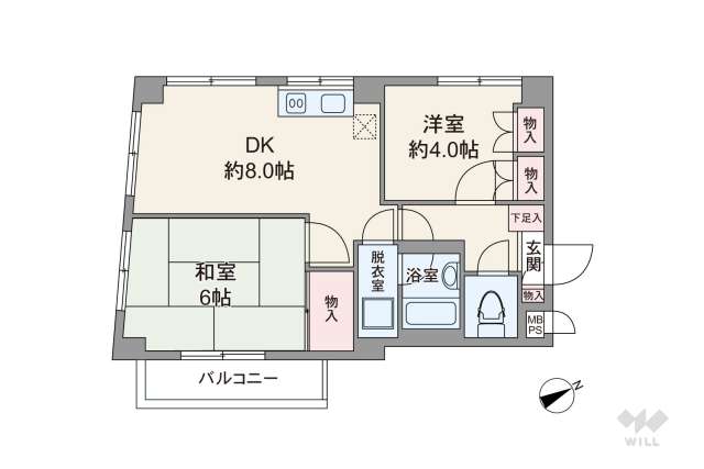 マイキャッスル南馬込:間取り図面