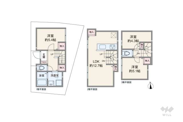 大田区池上4丁目 一戸建て:間取り図面