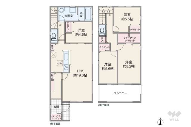 名古屋市南区中江2丁目 一戸建て:間取り図面