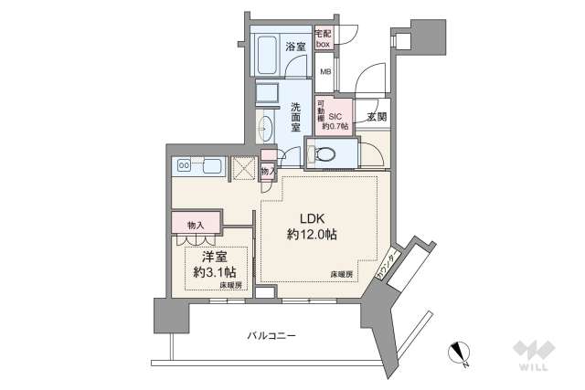 ザ・パークハウス戸越公園タワー:間取り図面