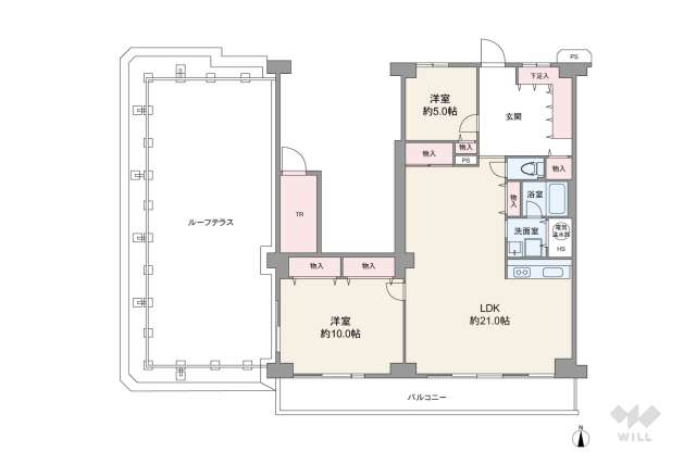 ジャルダン東淀川:間取り図面