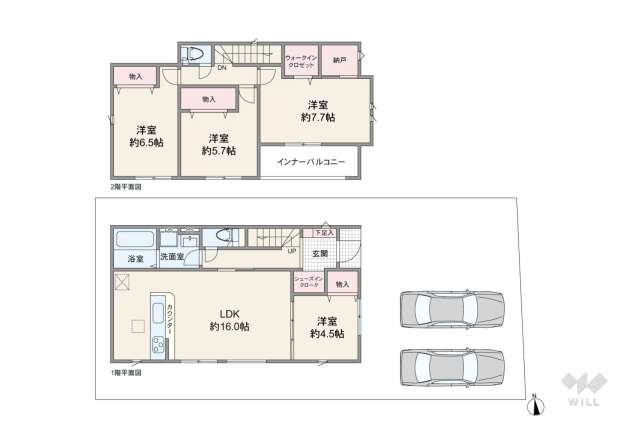 名古屋市中川区大当郎1丁目 一戸建て:間取り図面