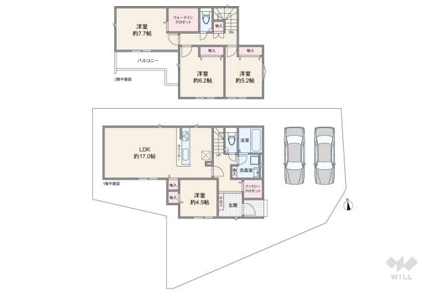 名古屋市中川区大当郎1丁目 一戸建て:間取り図面