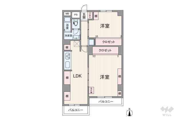 メゾン箕面　:間取り図面