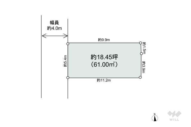 尼崎市杭瀬北新町2丁目 土地:間取り図面