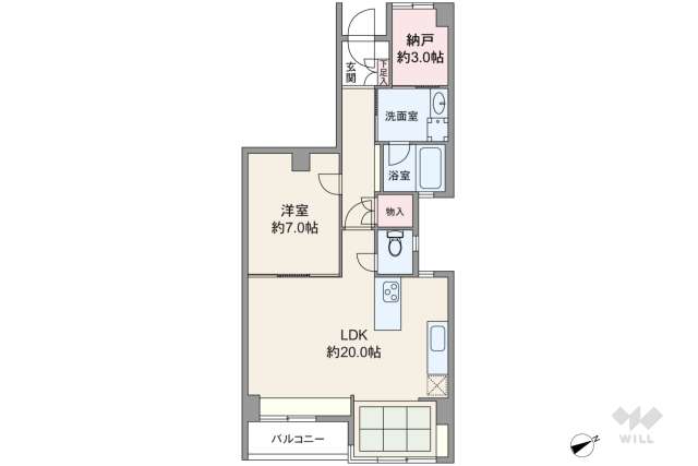 ライオンズマンション豪徳寺第2:間取り図面