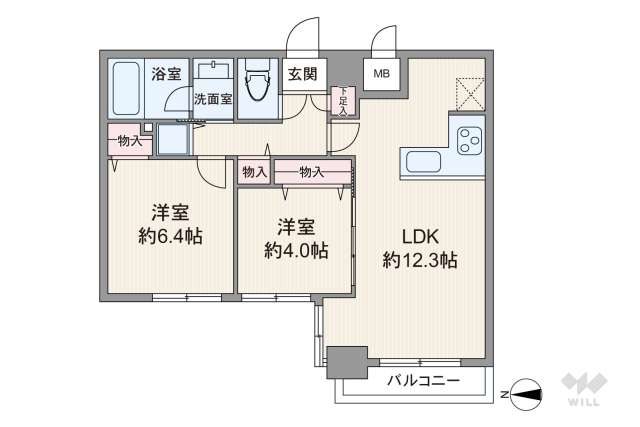 キャッスルマンション目白西:間取り図面