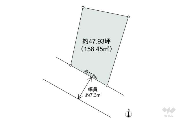 尼崎市南武庫之荘10丁目 土地:間取り図面