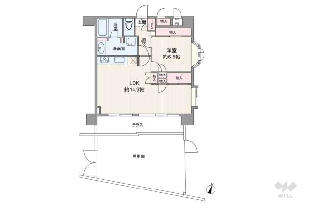 ミオカステーロ目黒都立大:間取り図面