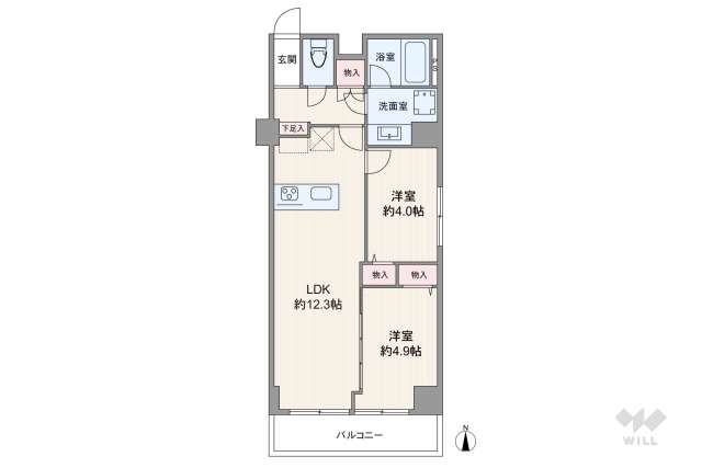 コート蒲田:間取り図面