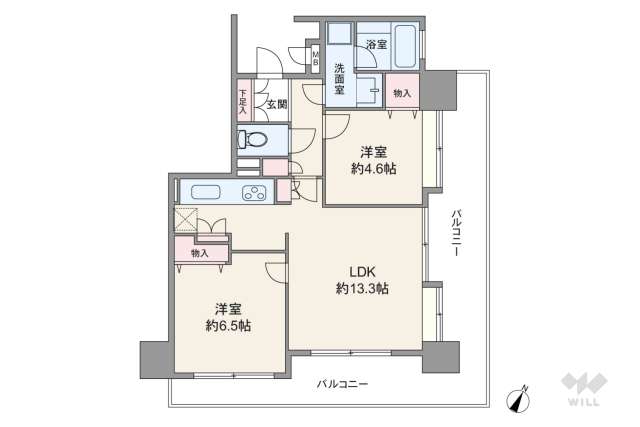 ルモンド平和の森:間取り図面