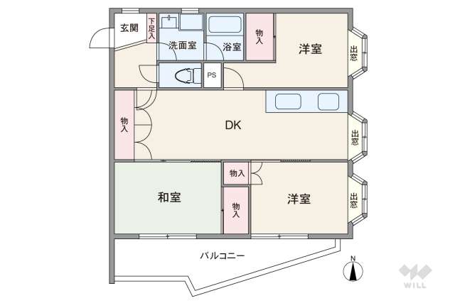インテグラル新小岩:間取り図面