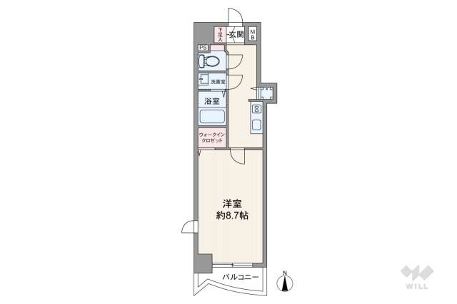 プレサンス本町プライム:間取り図面