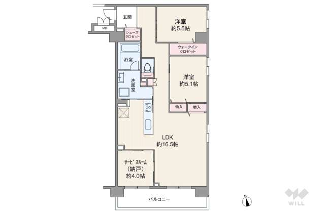 ミサワホームズ東大井:間取り図面