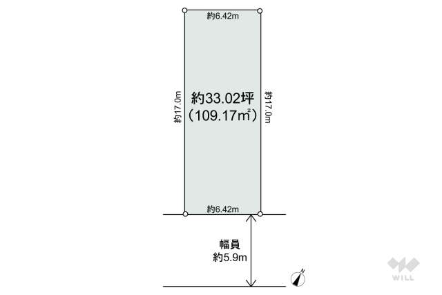 宝塚市安倉中5丁目 土地:間取り図面