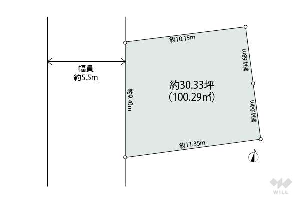 宝塚市安倉中4丁目 土地:間取り図面