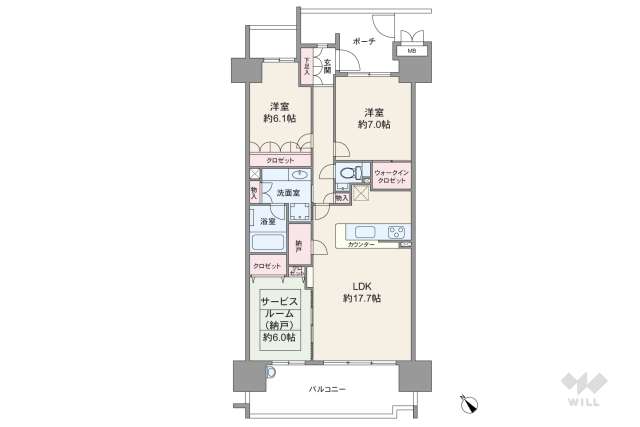 東京サーハウスリバーポート:間取り図面