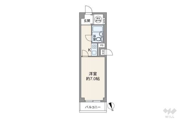 ネオコーポ高円寺:間取り図面