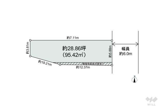 尼崎市塚口町5丁目 土地:間取り図面
