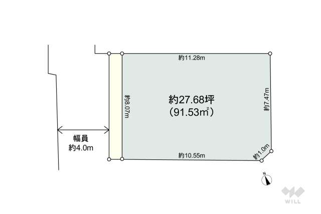 世田谷区喜多見4丁目 土地:間取り図面
