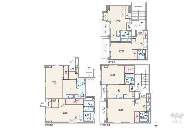 大田区蒲田本町1丁目 収益物件:間取り図面