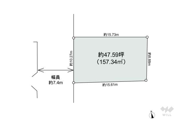 世田谷区奥沢7丁目 土地:間取り図面