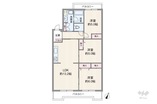 武蔵中原ローヤルパレス:間取り図面