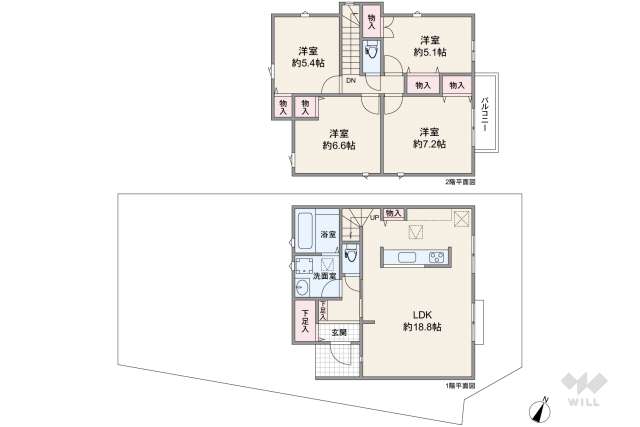 名古屋市緑区平子が丘 一戸建て:間取り図面