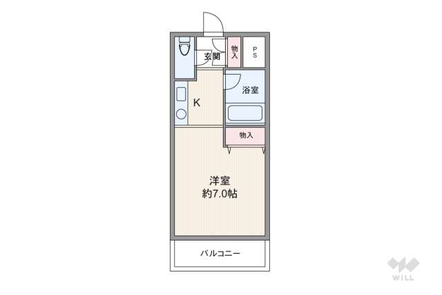 メゾンドソフィー:間取り図面