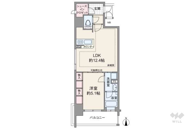 レジェンドール心斎橋EAST:間取り図面