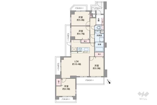 大森アイリス参番館:間取り図面