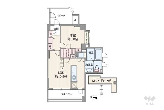 イトーピア用賀:間取り図面