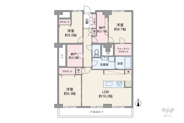 新宿スカイプラザ:間取り図面