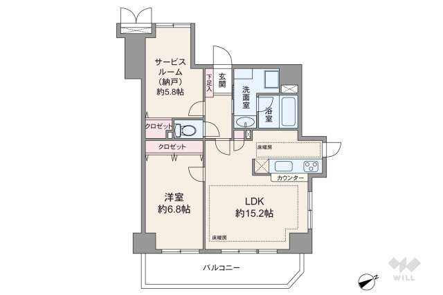ライオンズシティ西新宿:間取り図面