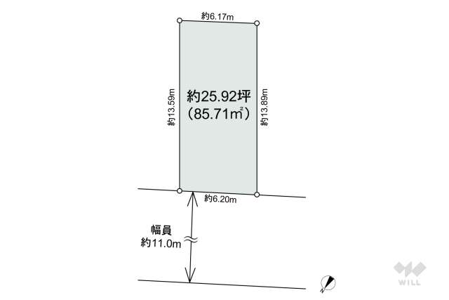 板橋区赤塚6丁目 土地:間取り図面