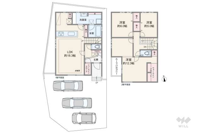 名古屋市名東区引山1丁目 一戸建て:間取り図面