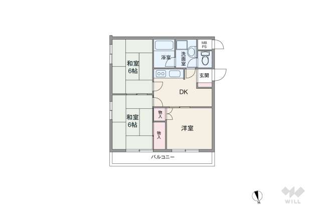 ベルグリーン池上:間取り図面