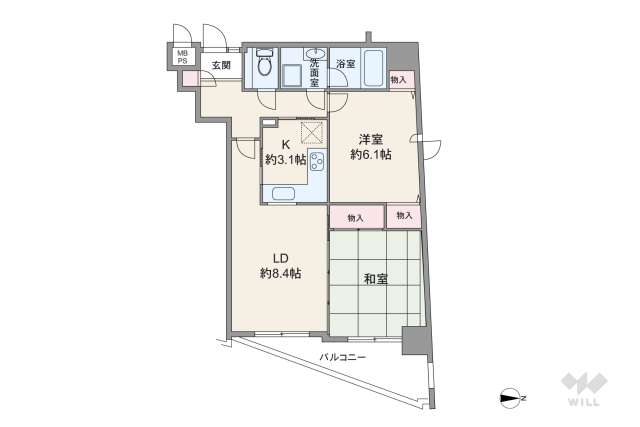 シーズ西日暮里:間取り図面