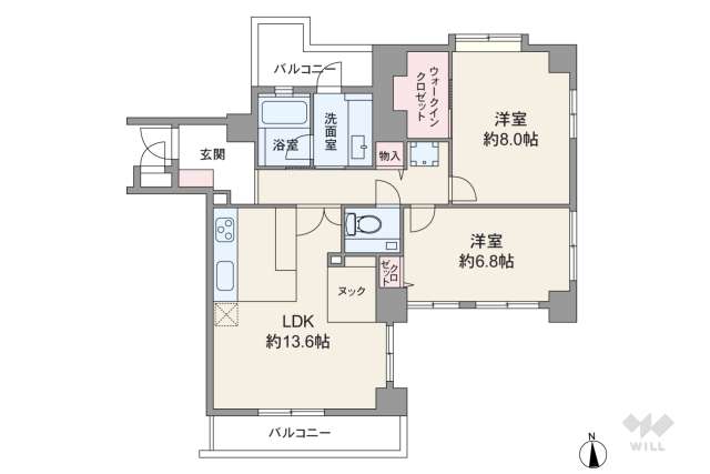 ユニーブル江戸川橋:間取り図面