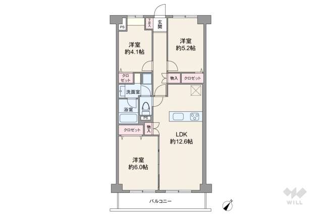 エンゼルハイム東川口:間取り図面