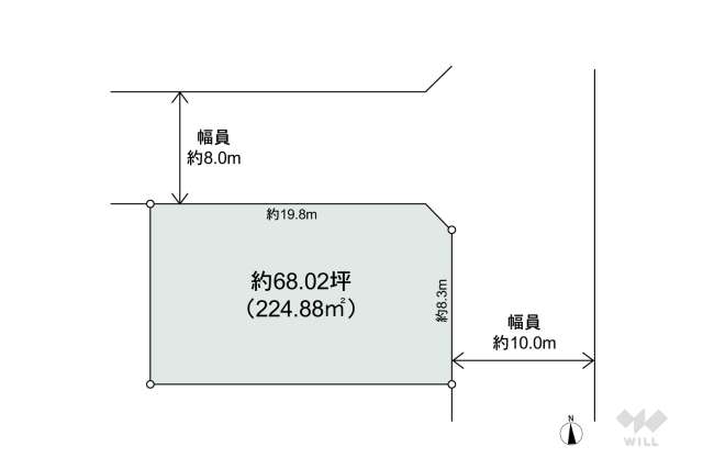 名古屋市中川区澄池町 土地:間取り図面