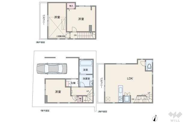 大田区大森東4丁目 一戸建て:間取り図面