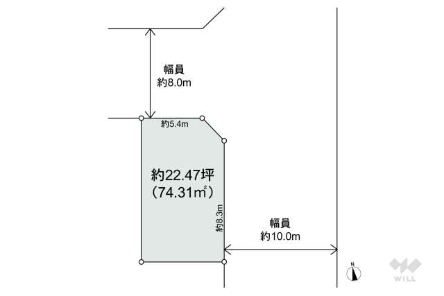 名古屋市中川区澄池町 土地:間取り図面