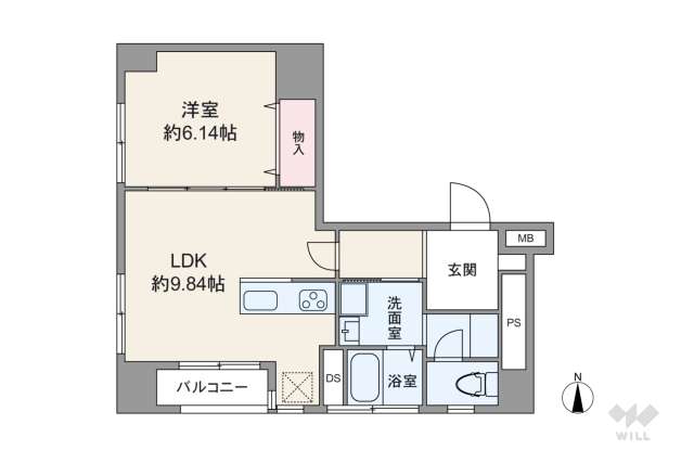 ルナハイツ蒲田:間取り図面