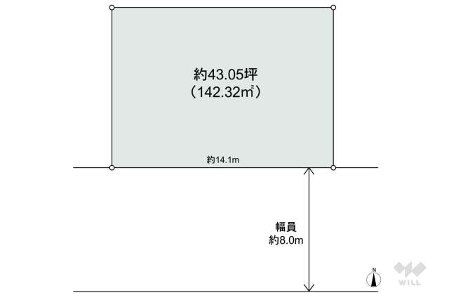 大阪市淀川区東三国6丁目 土地:間取り図面